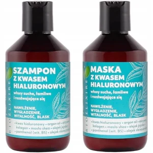 BIOELIXIRE 1 KWAS HIALURONOWY szampon, maska 300 ml zestaw