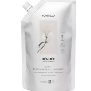 MONTIBELLO DÉNUÉE węglowy rozjaśniacz w kremie Soft Black 400 ml