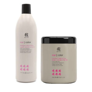 RR LINE Zestaw szampon i maska do włosów farbowanych i traktowanych chemicznie