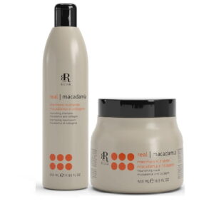 RR LINE Zestaw nawilżający szampon i maska z arganem, keratyną, macadamią