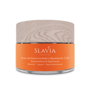 KREM DO TWARZY NA DZIEŃ Z AKTYWNĄ WITAMINĄ C - Slavia Cosmetics